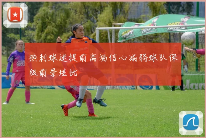 热刺球迷提前离场信心减弱球队保级前景堪忧